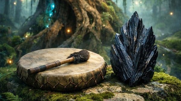 Crystal Drum Trance with Kyanite
