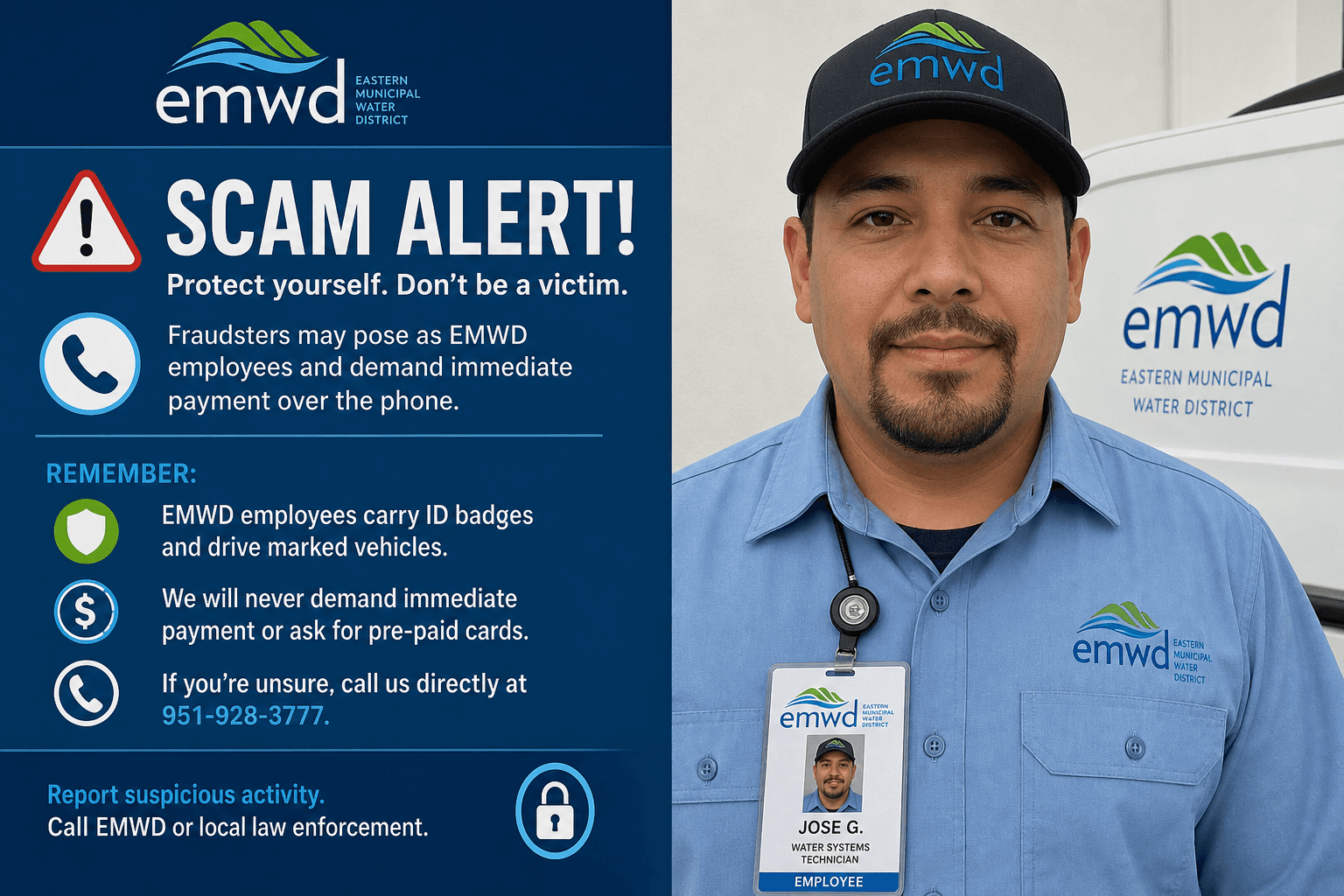 EMWD Worker Verification: The Number Customers Should Call