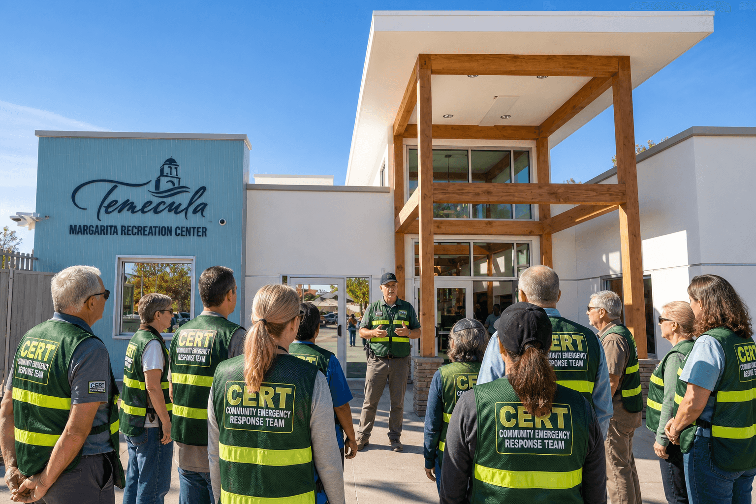 Editorial photograph illustrating "How to Volunteer With Temecula's CERT and Teen Programs"
