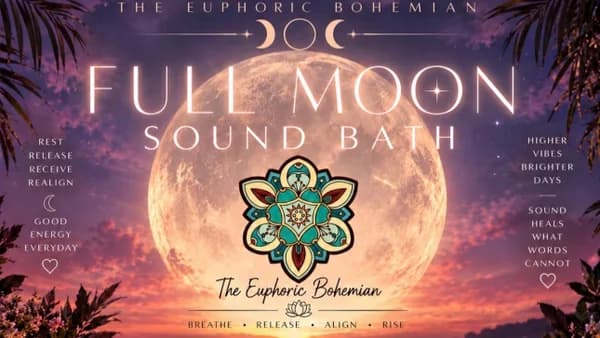 Full Moon Sound Bath at Enchanted Earth